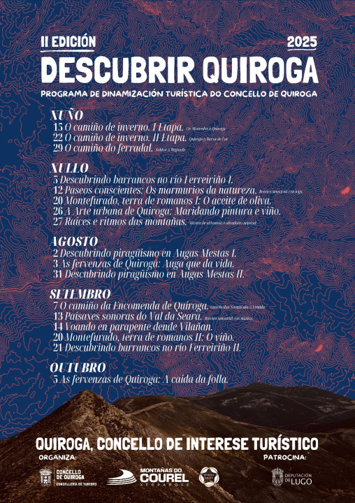 Cartel de Quiroga Bike Marathon 2025 en Quiroga, Lugo