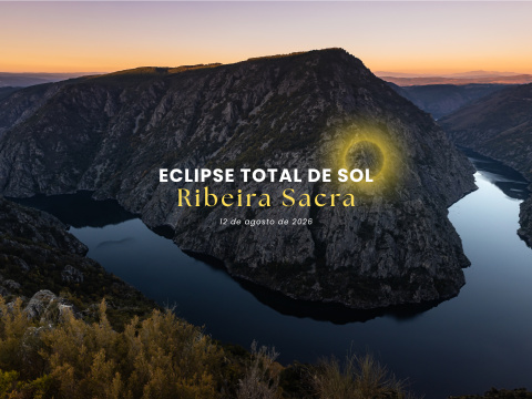 Eclipse solar 2026 en Ribeira Sacra